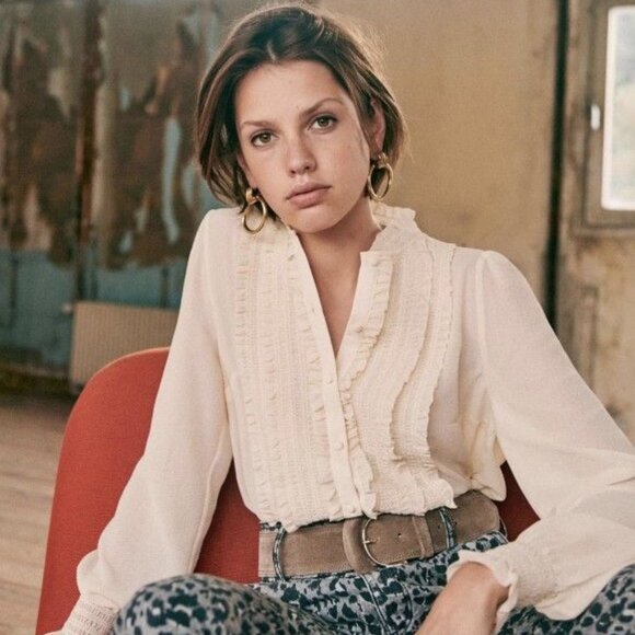 NWOT- Sezane Chemise Gasby - Picture 5 of 10